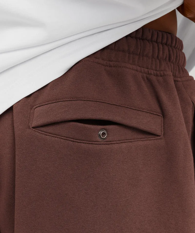 Gymshark Crest Oversized Jogger - Espresso Brown