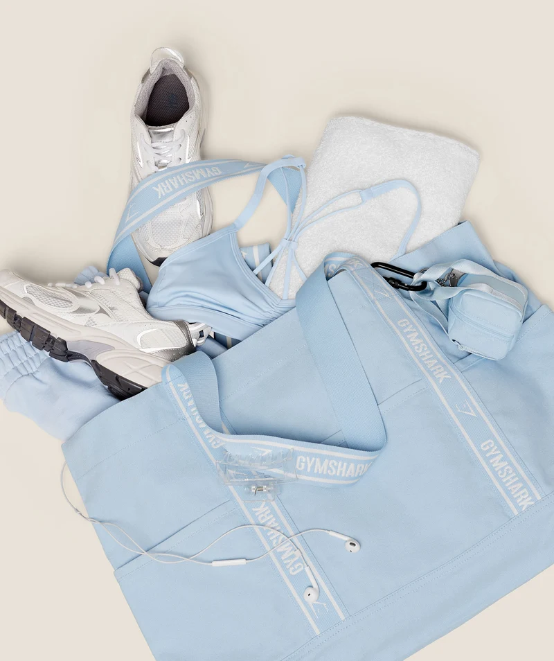 Gymshark Logo Tote - Chilled Blue