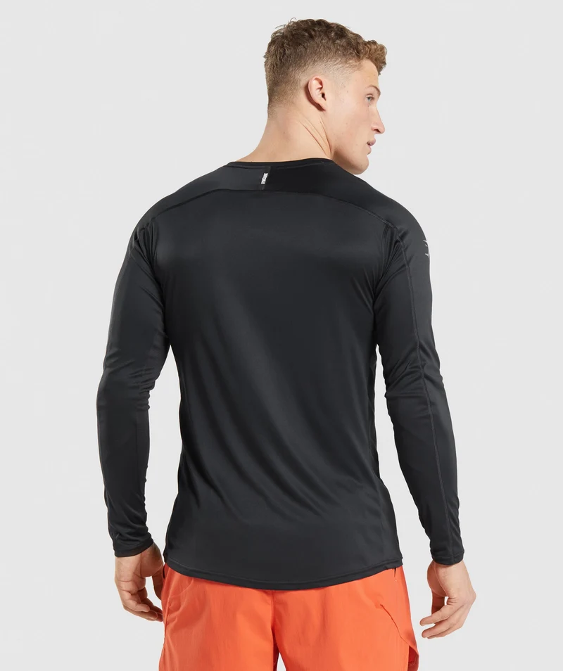 Gymshark Speed Long Sleeve T-Shirt - Black