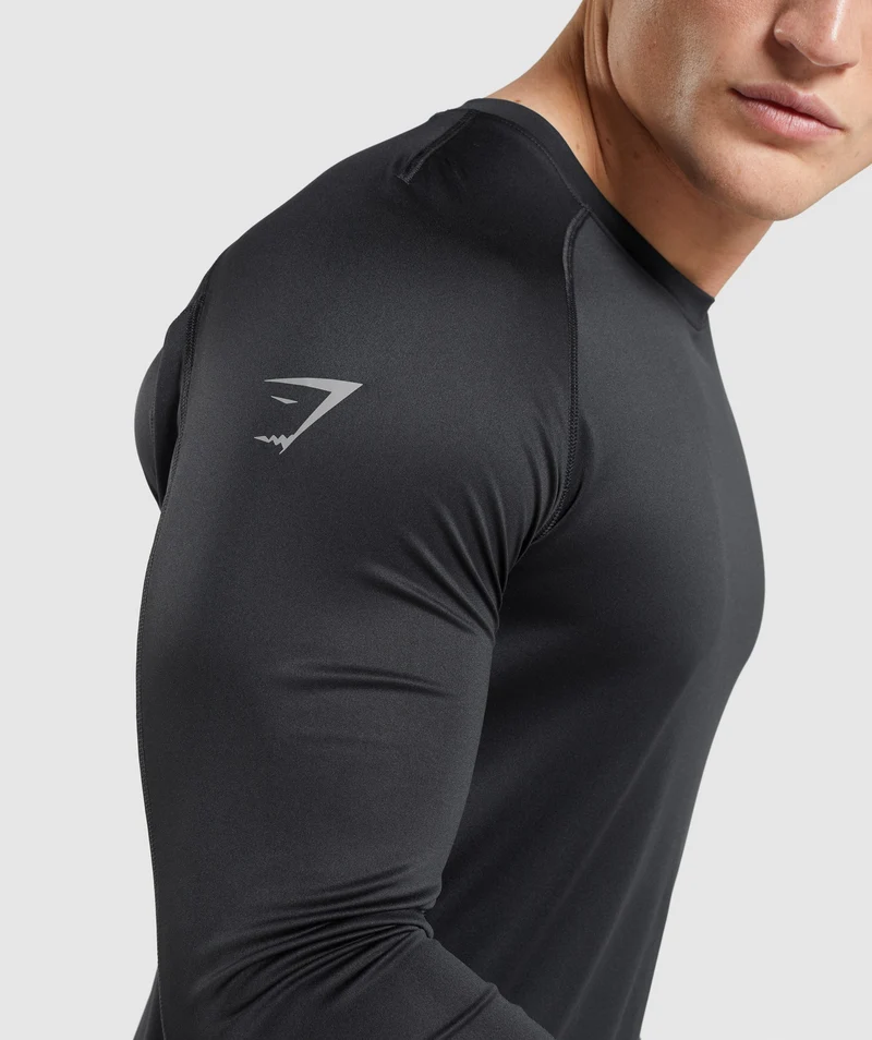Gymshark Speed Long Sleeve T-Shirt - Black
