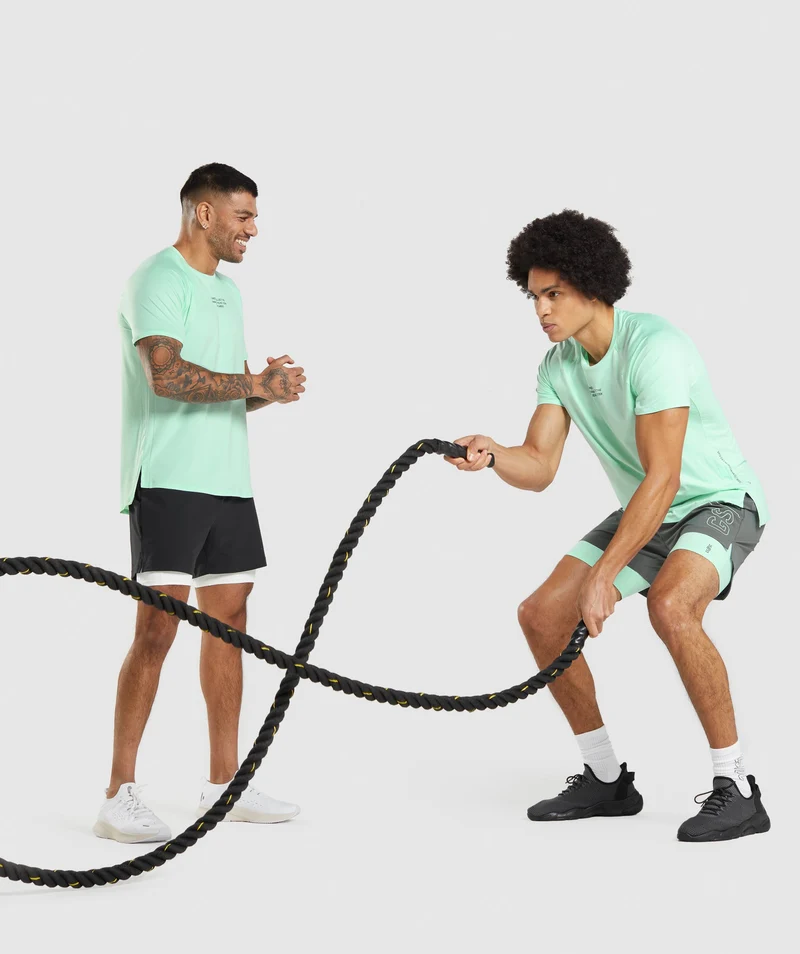 Gymshark Steve Cook T-Shirt - Blue