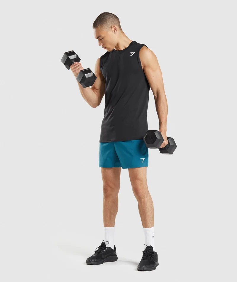 Gymshark Arrival Sleeveless T-Shirt - Black