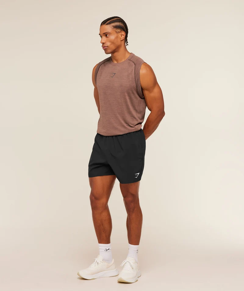 Gymshark Versatile Seamless Tank - Taupe Brown/Cool Brown