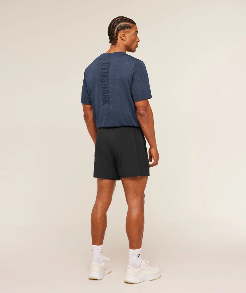 Gymshark Lightweight Seamless T-Shirt - Heavy Blue/Marl