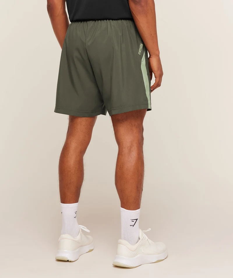 Gymshark Sport 7" Shorts - Strength Green/Haze Green