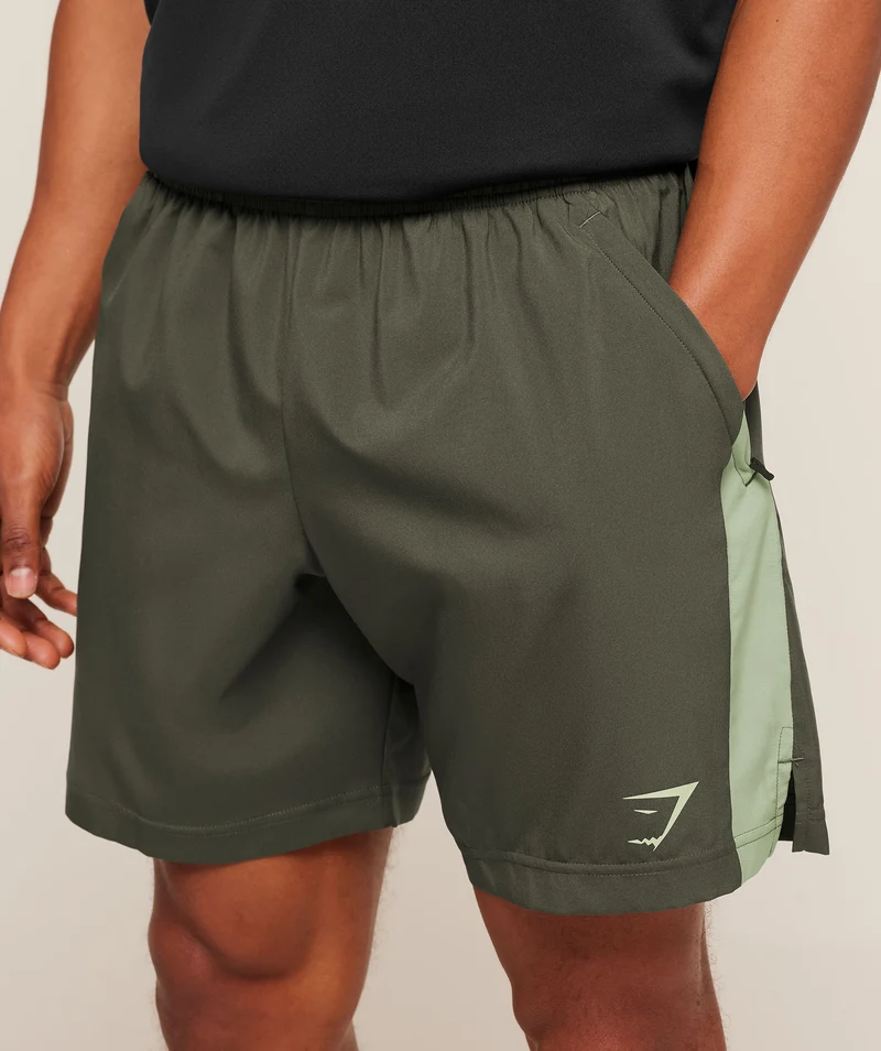 Gymshark Sport 7" Shorts - Strength Green/Haze Green
