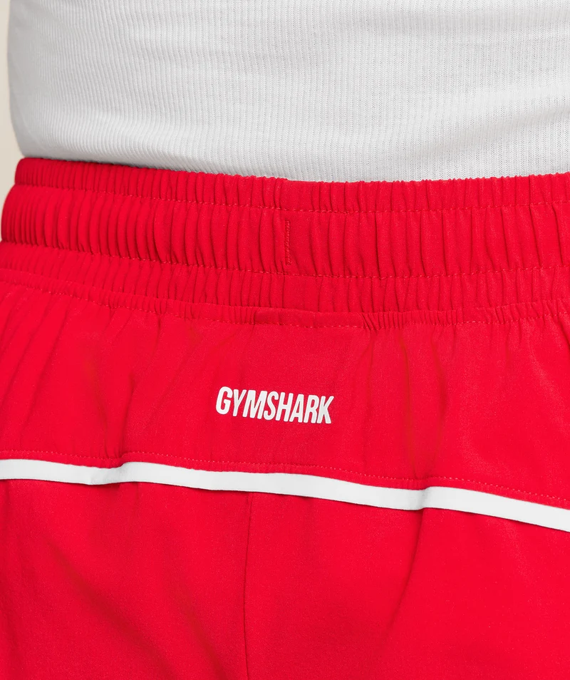 Gymshark Accent Conditioning Shorts - Athletic Red