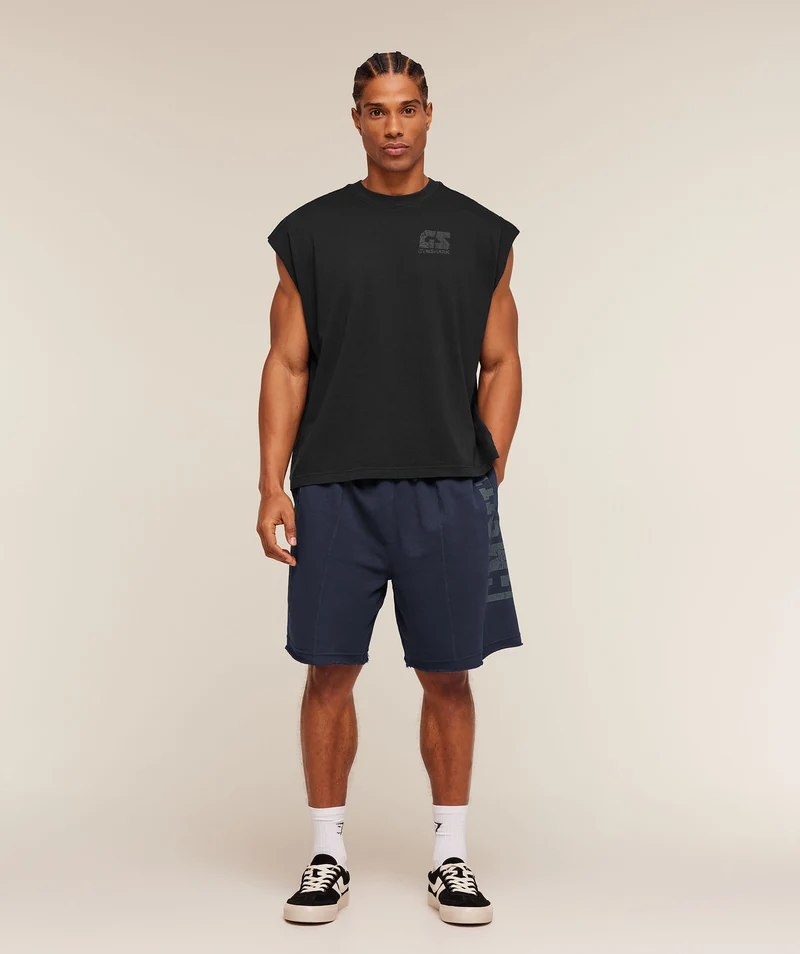 Gymshark Accent Capped Sleeve T-Shirt - Black