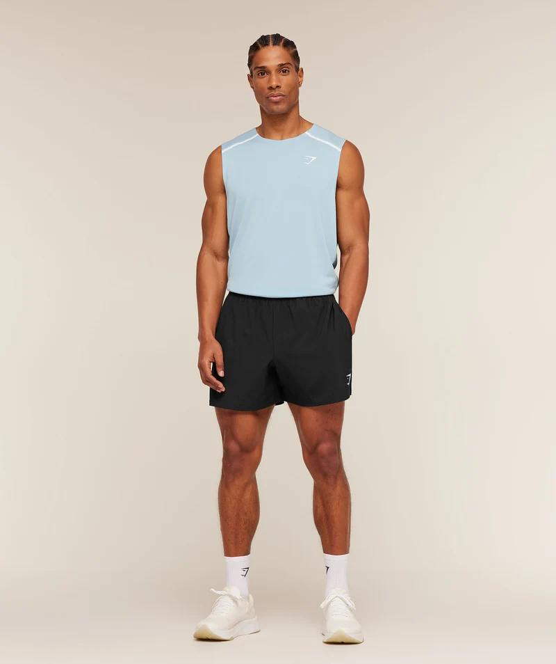 Gymshark Arrival Contrast Tank - Chilled Blue/Iron Blue