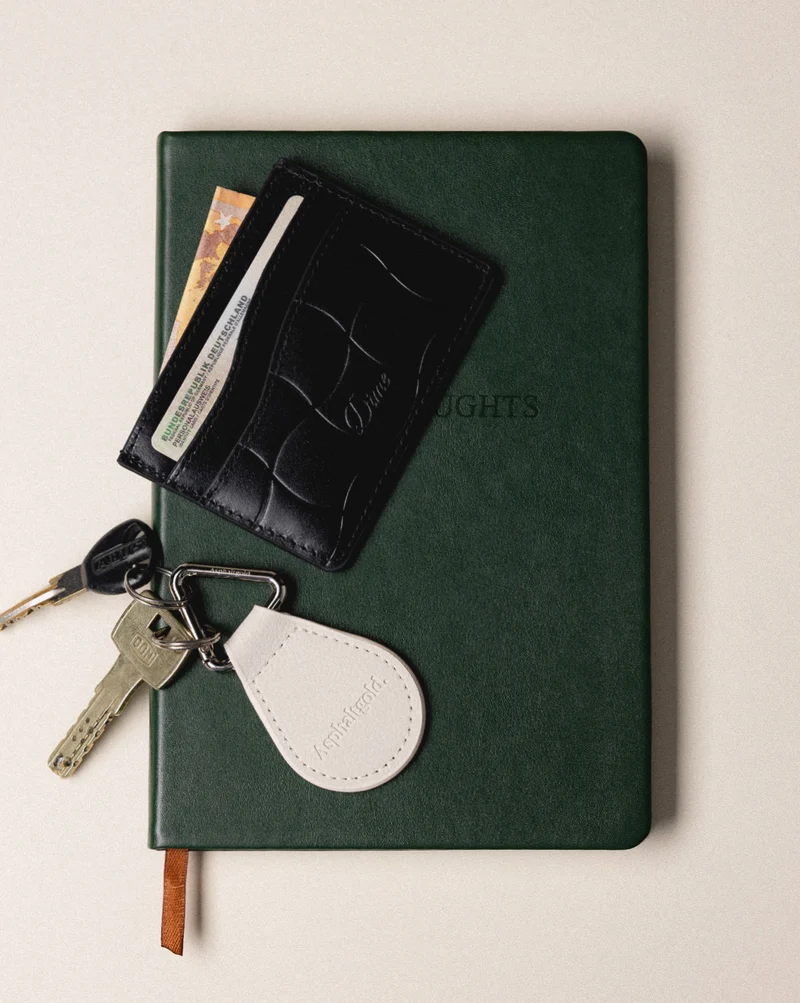 Asphaltgold Leather Keychain