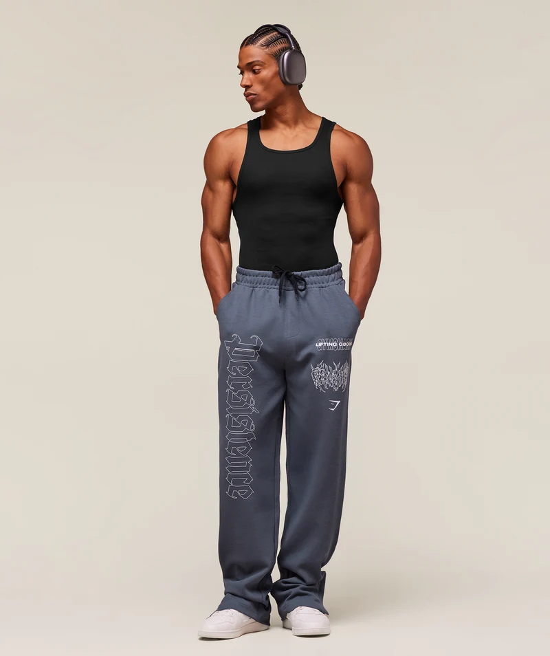 Gymshark Carlos x Rest Day Track Pant - Titanium Blue