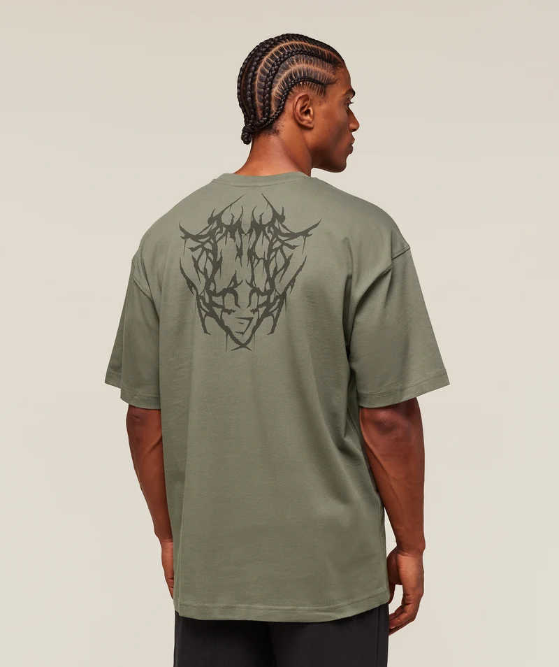 Gymshark Carlos x Rest Day Essential T-Shirt - Base Green