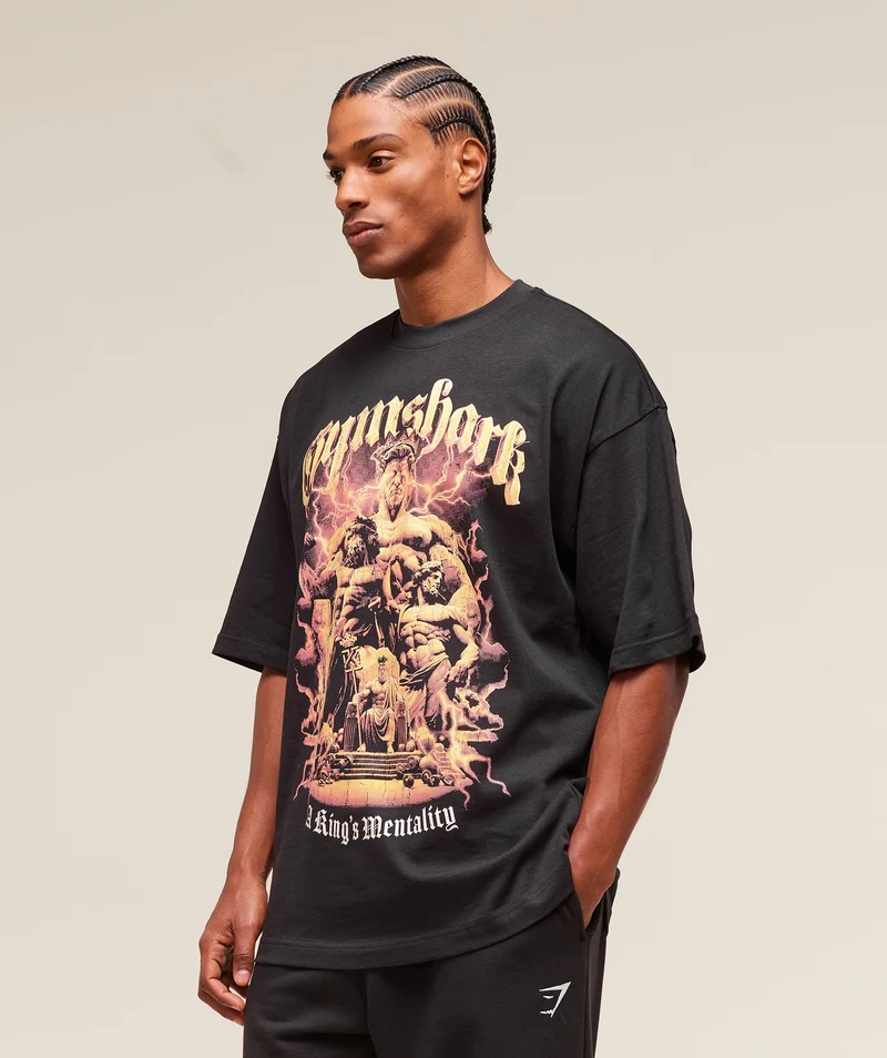 Gymshark x KinGymsharkgym Graphic Tee - Black