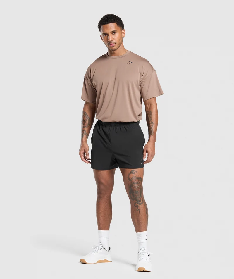 Gymshark Arrival Oversized T-Shirt - Mocha Mauve