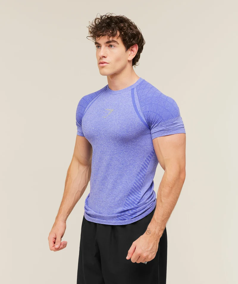 Gymshark Devant Seamless T-Shirt - Amethist
