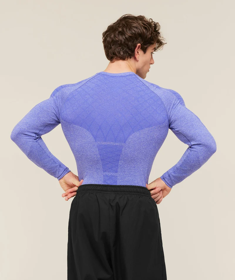 Gymshark Devant Seamless Long Sleeve T-Shirt - Amethist