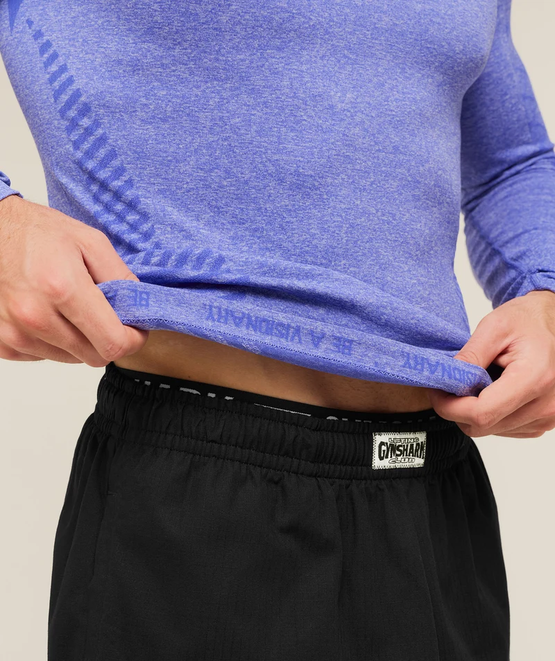 Gymshark Devant Seamless Long Sleeve T-Shirt - Amethist