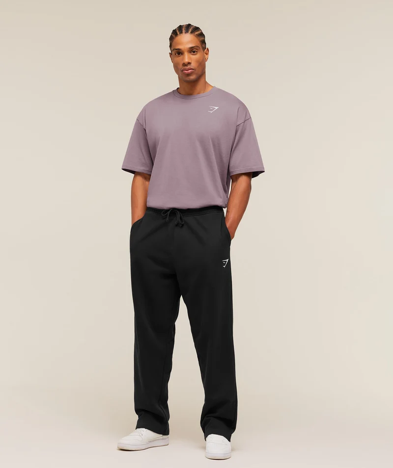 Gymshark Crest Oversized T-Shirt - Dusk Purple