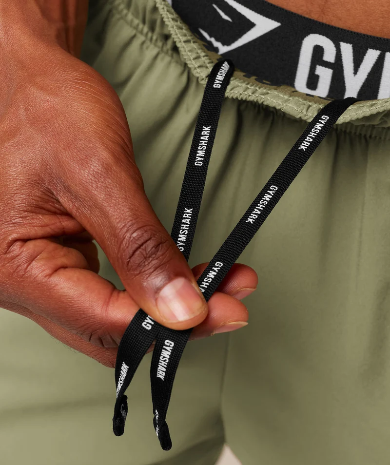 Gymshark Sport 7" Shorts - Grounded Green/Canvas Green