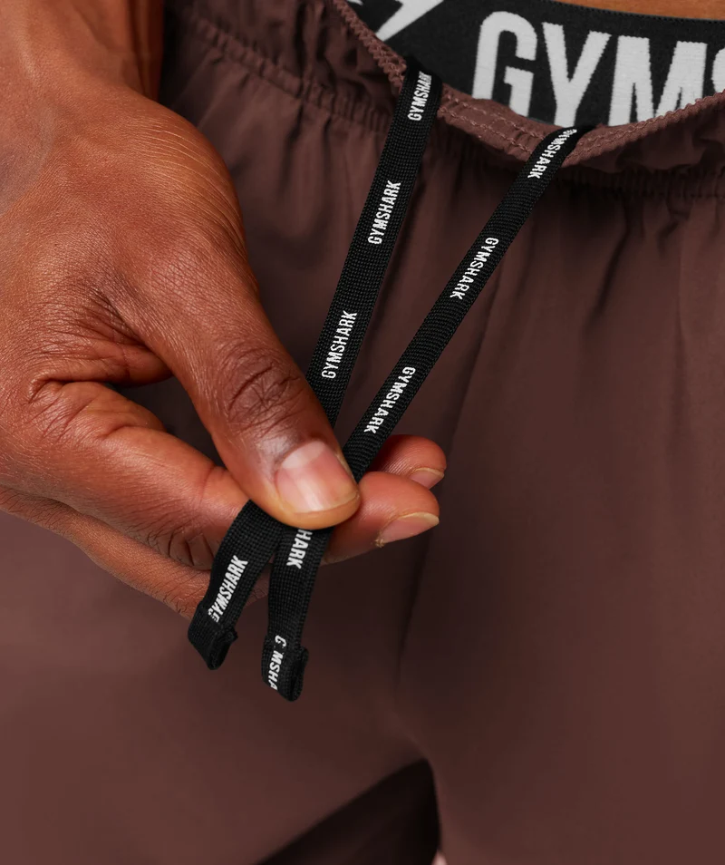 Gymshark Sport 7" Shorts - Espresso Brown/Cherry Purple