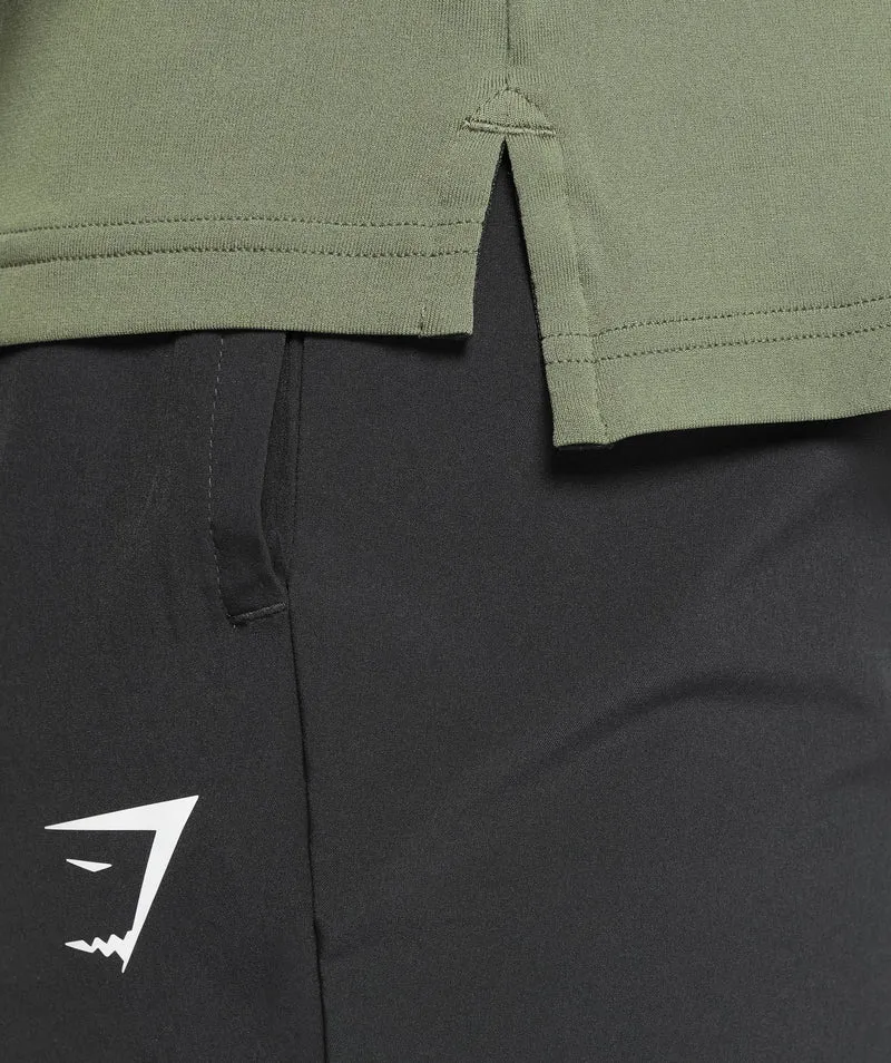 Gymshark Performance Polo Shirt - Core Olive