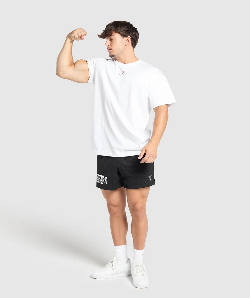 Gymshark Strength Department Graphic T-Shirt - White