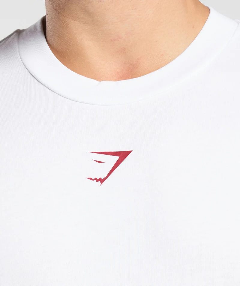Gymshark Strength Department Graphic T-Shirt - White