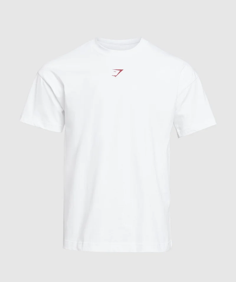 Gymshark Strength Department Graphic T-Shirt - White