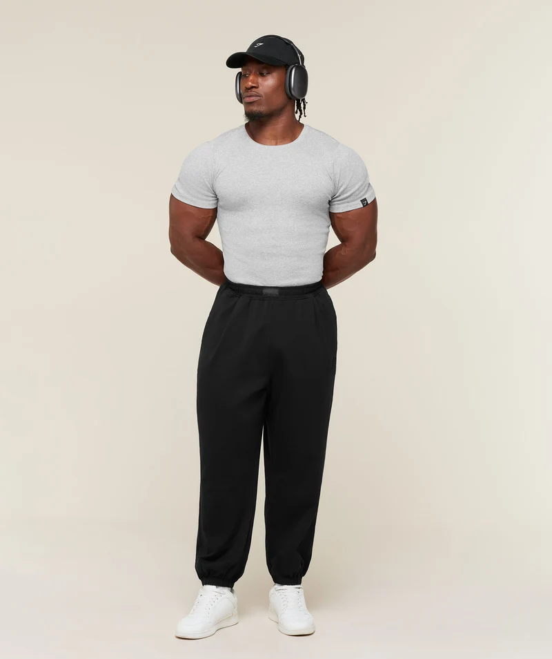 Gymshark Jersey Pumper Pants - Black