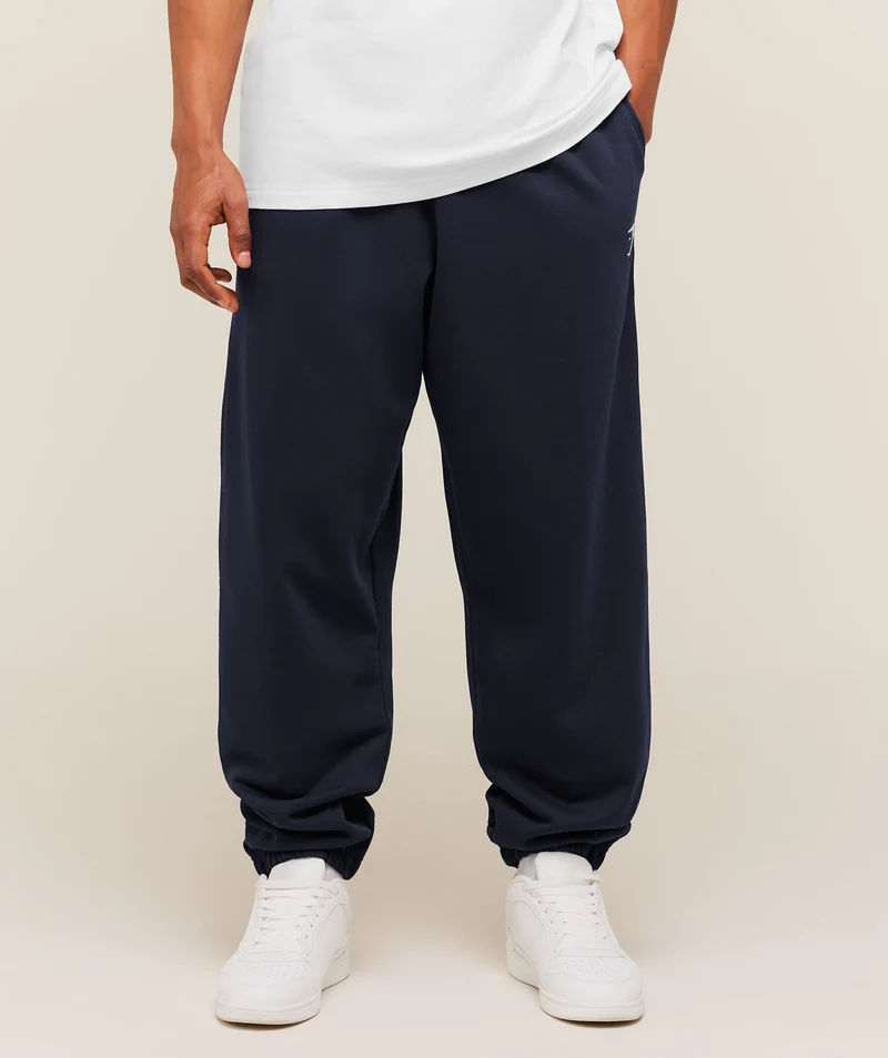 Gymshark Crest Oversized Jogger - Heavy Blue