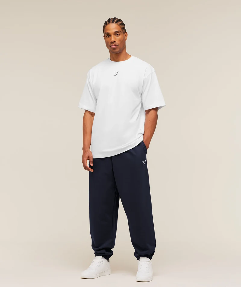 Gymshark Crest Oversized Jogger - Heavy Blue