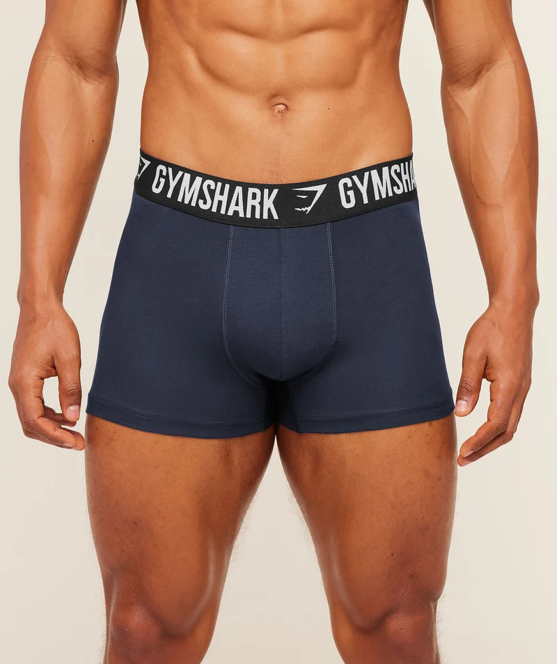 Gymshark Boxer Brief 3PK - Heavy Blue/Unit Green/Chalk Green