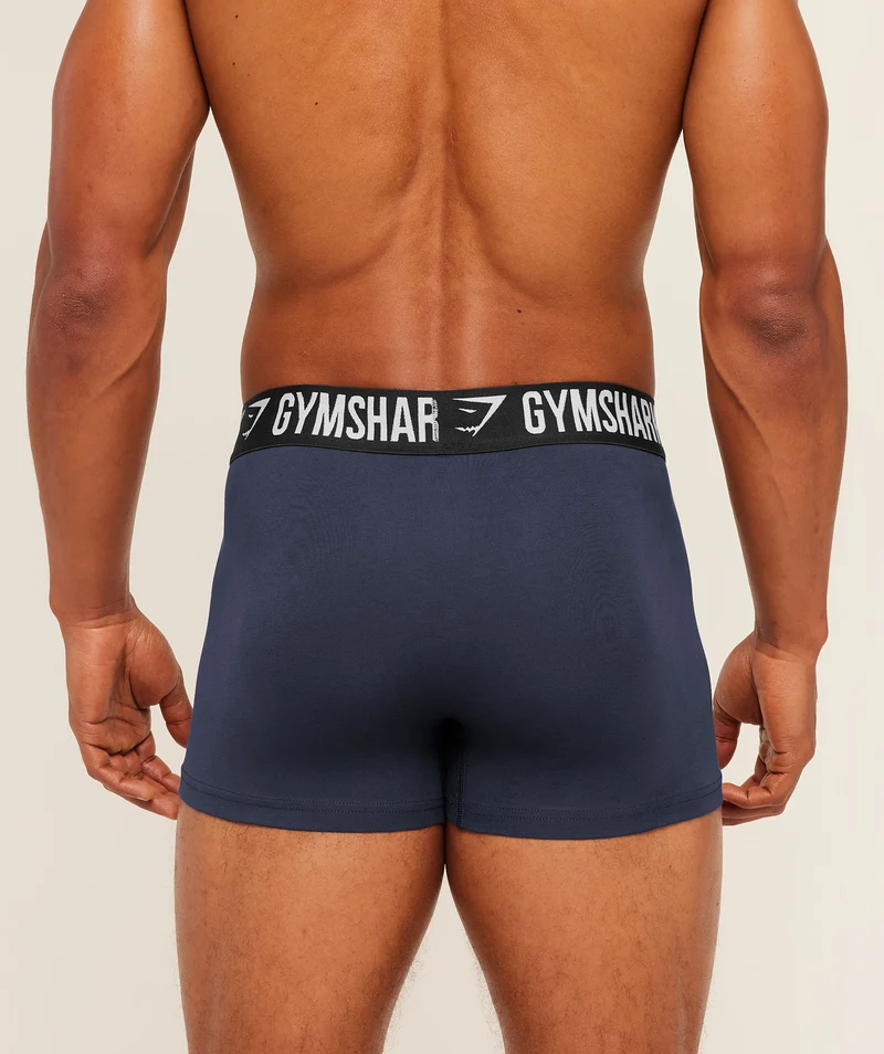 Gymshark Boxer Brief 3PK - Heavy Blue/Unit Green/Chalk Green