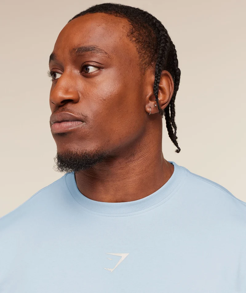 Gymshark Power T-Shirt - Chilled Blue