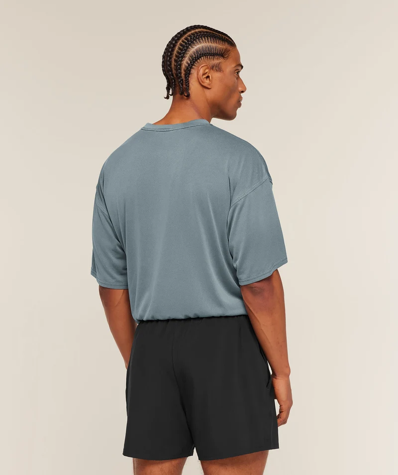 Gymshark Washed Pastels T-Shirt - Stealth Blue/Wash