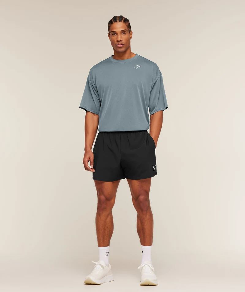 Gymshark Washed Pastels T-Shirt - Stealth Blue/Wash