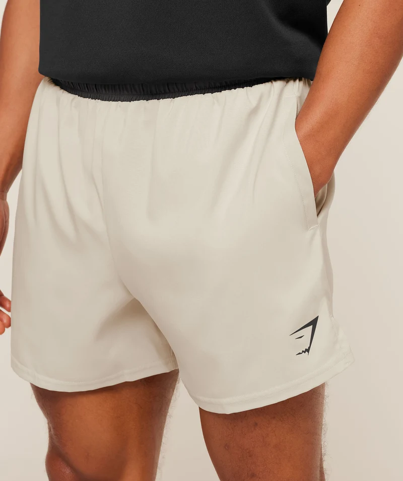Gymshark Arrival Contrast Shorts - Pebble Grey/Onyx Grey
