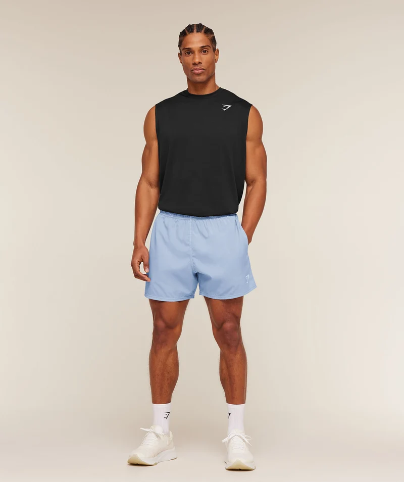 Gymshark Washed Pastels Shorts - Steady Purple/Wash