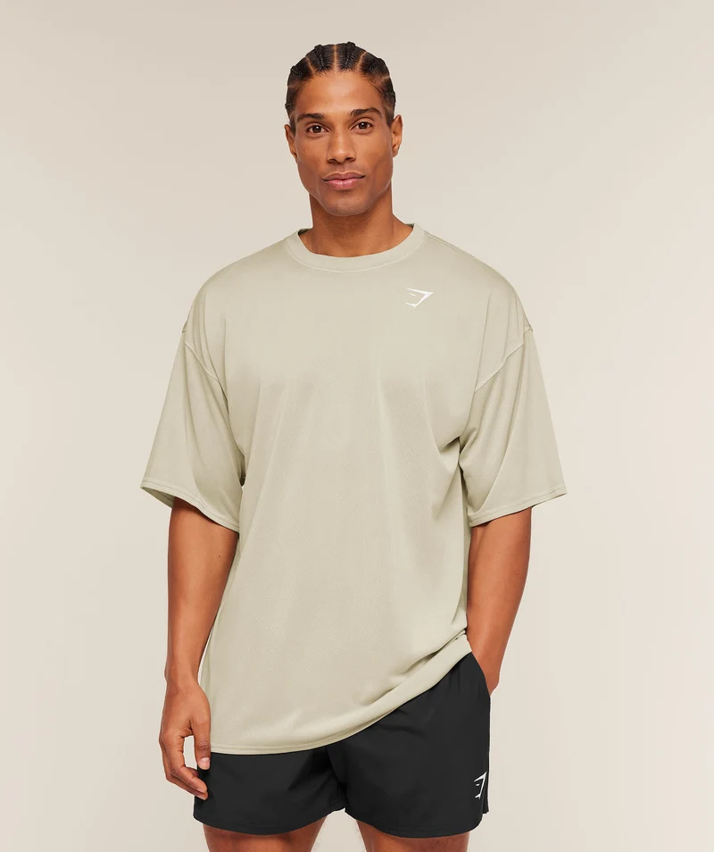 Gymshark Washed Pastels T-Shirt - Pebble Grey/Wash