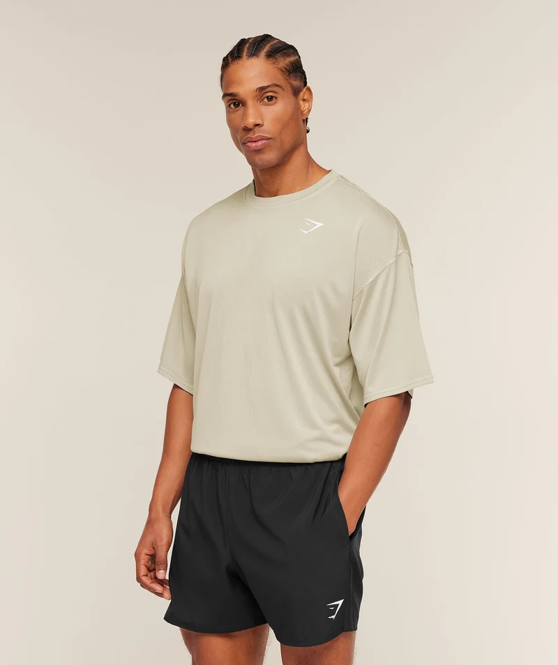 Gymshark Washed Pastels T-Shirt - Pebble Grey/Wash