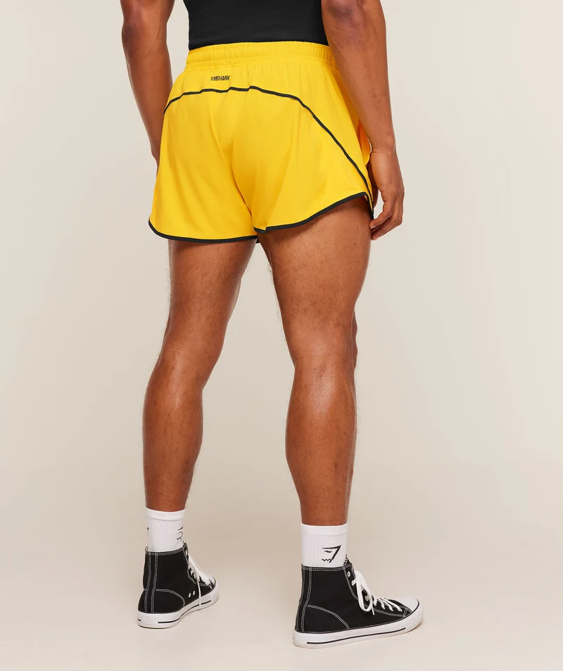 Gymshark Accent Conditioning Shorts - Athletic Yellow