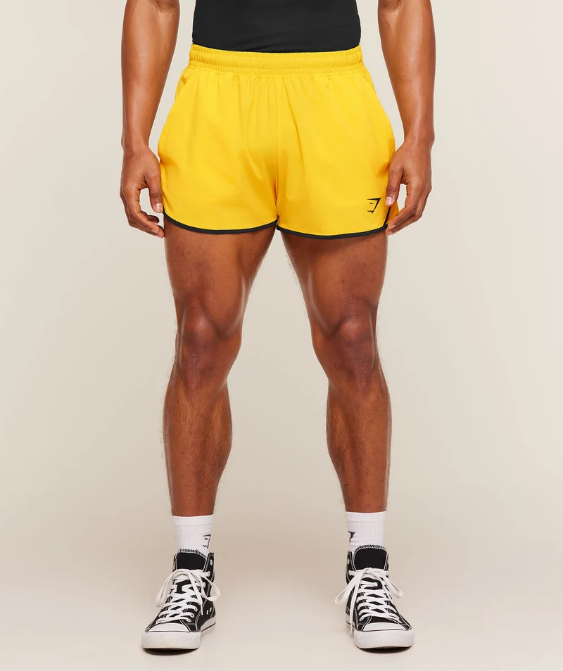 Gymshark Accent Conditioning Shorts - Athletic Yellow