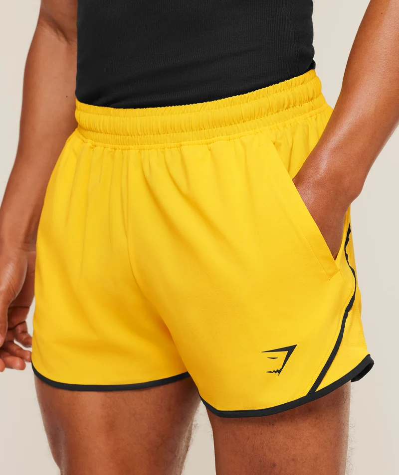 Gymshark Accent Conditioning Shorts - Athletic Yellow