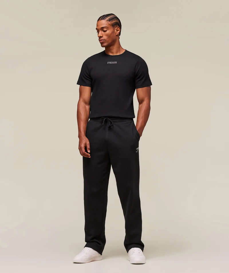 Gymshark Premium Ribbed T-Shirt - Black