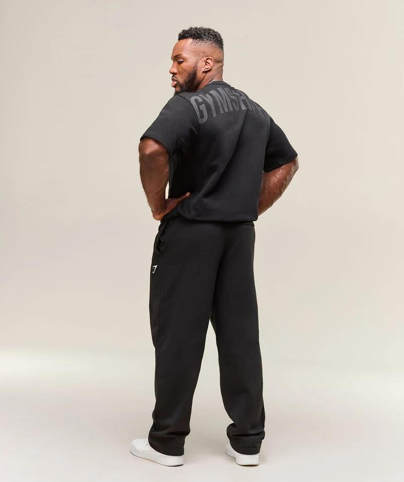 Gymshark Power Short Sleeve Crew - Black