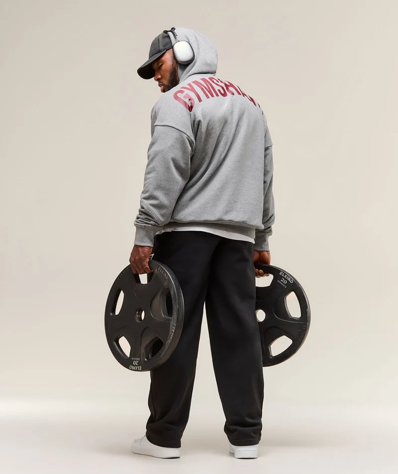 Gymshark Power Hoodie - Charcoal Core Marl