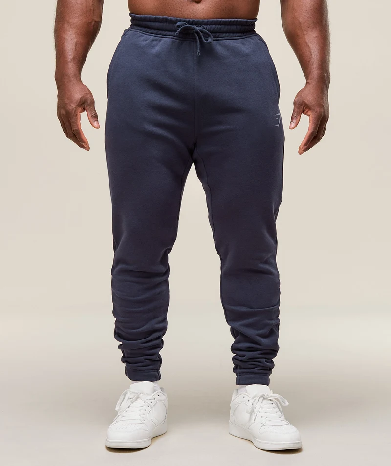 Gymshark Power Wordmark Joggers - Heavy Blue