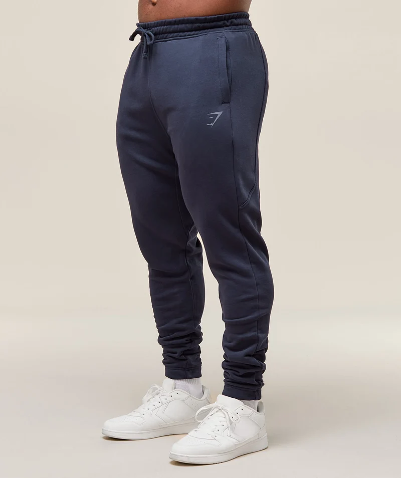 Gymshark Power Wordmark Joggers - Heavy Blue