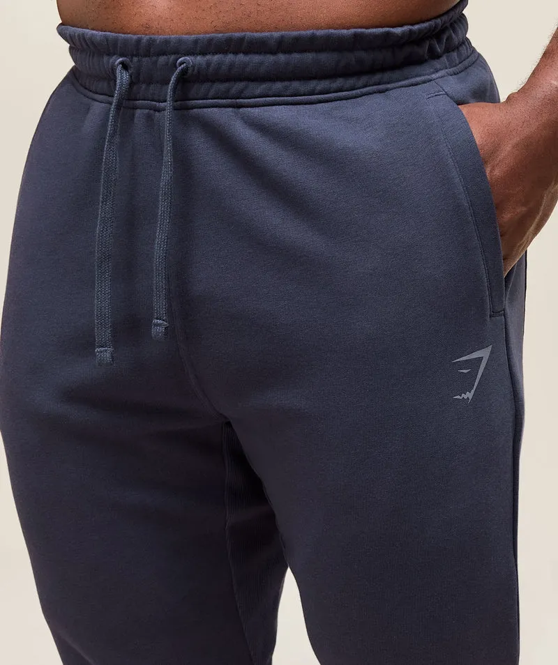 Gymshark Power Wordmark Joggers - Heavy Blue