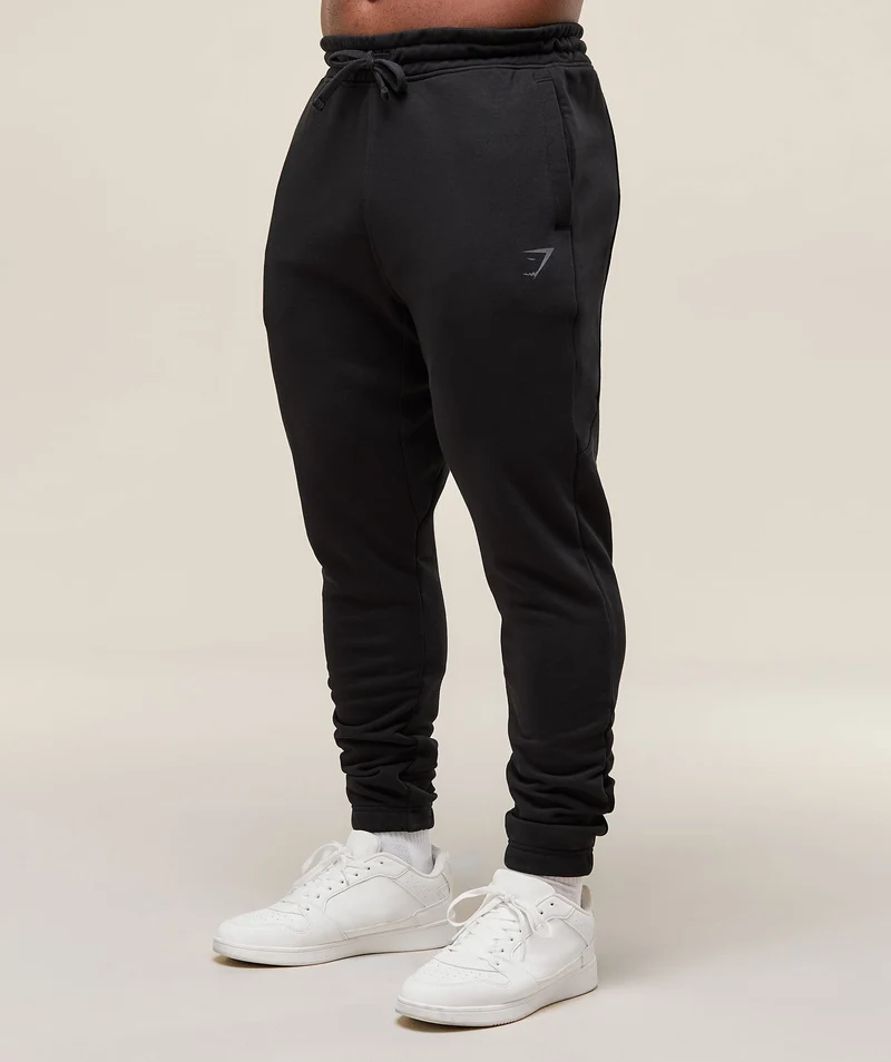 Gymshark Power Wordmark Joggers - Black